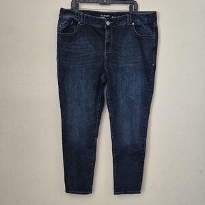 Lane Bryant Blue Skinny Jeans Classic Fit